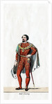Earl of Surrey, costume design for Shakespeare's play, Henry VIII by Anonymous