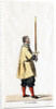 Holder of a sword, costume design for Shakespeare's play, Henry VIII by Anonymous