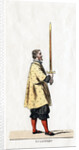 Holder of a sword, costume design for Shakespeare's play, Henry VIII by Anonymous