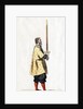 Holder of a sword, costume design for Shakespeare's play, Henry VIII by Anonymous
