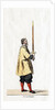 Holder of a sword, costume design for Shakespeare's play, Henry VIII by Anonymous