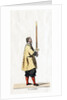 Holder of a sword, costume design for Shakespeare's play, Henry VIII by Anonymous