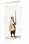 Holder of a sword, costume design for Shakespeare's play, Henry VIII by Anonymous