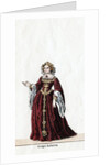 Queen Katharine, costume design for Shakespeare's play, Henry VIII by Anonymous