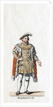 King Henry VIII of England, costume design for Shakespeare's play, Henry VIII by Anonymous