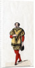 Capucius, costume design for Shakespeare's play, Henry VIII by Anonymous