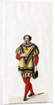 Capucius, costume design for Shakespeare's play, Henry VIII by Anonymous