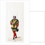 Capucius, costume design for Shakespeare's play, Henry VIII by Anonymous
