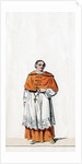 Cardinal Wolsey, costume design for Shakespeare's play, Henry VIII by Anonymous