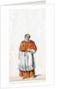 Cardinal Wolsey, costume design for Shakespeare's play, Henry VIII by Anonymous