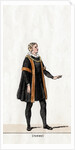Thomas Cromwell, costume design for Shakespeare's play, Henry VIII by Anonymous