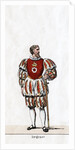 Sergeant, costume design for Shakespeare's play, Henry VIII by Anonymous