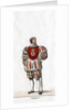 Sergeant, costume design for Shakespeare's play, Henry VIII by Anonymous
