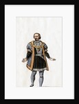 Buckingham, costume design for Shakespeare's play, Henry VIII by Anonymous