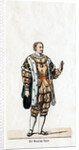 Sir Nicholas Vaux, costume design for Shakespeare's play, Henry VIII by Anonymous
