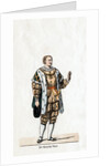 Sir Nicholas Vaux, costume design for Shakespeare's play, Henry VIII by Anonymous