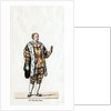 Sir Nicholas Vaux, costume design for Shakespeare's play, Henry VIII by Anonymous
