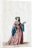 Anne Boleyn, costume design for Shakespeare's play, Henry VIII by Anonymous