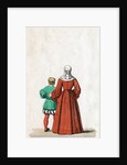 Theatre costume designs for Shakespeare's play, Henry VIII by Anonymous