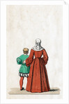 Theatre costume designs for Shakespeare's play, Henry VIII by Anonymous