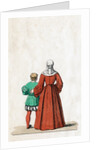 Theatre costume designs for Shakespeare's play, Henry VIII by Anonymous