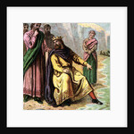 Canute And His Courtiers by Anonymous