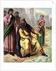 Canute And His Courtiers by Anonymous