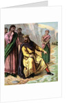 Canute And His Courtiers by Anonymous