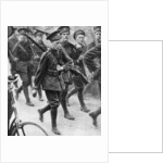 The Prince of Wales marching with the Oxford University Officers Training Corps by Anonymous