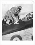 King Edward VIII in an aeroplane by Anonymous