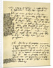 Arguments against Purgatory in the hand of Hugh Latimer, Bishop of Worcester by Henry VIII