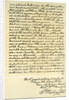 Letter from George Washington to the Earl of Buchan, Philadelphia by George Washington