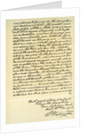 Letter from George Washington to the Earl of Buchan, Philadelphia by George Washington