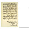 Letter from George Washington to the Earl of Buchan, Philadelphia by George Washington