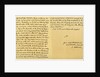 Letter from Joseph Addison to J Robethon, Secretary to George I, 4th September 1714 by Joseph Addison