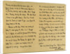 Letter from William Makepeace Thackery to TW Gibbs by William Makepeace Thackeray