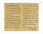 Letter from William Makepeace Thackery to TW Gibbs by William Makepeace Thackeray
