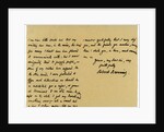 Letter from Robert Browning to William G Kingsland by Robert Browning