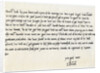 Letter from Edward VI to his uncle, Edward Seymour by Edward VI