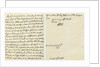Letter from Queen Anne to John Hay, Marquess of Tweeddale by Queen Anne