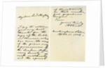Letter from Albert, Prince Consort to Anthony Ashley Cooper by Prince Albert