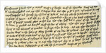 Portion of a letter from Henry V by Henry V