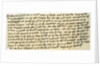 Portion of a letter from Henry V by Henry V