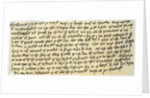 Portion of a letter from Henry V by Henry V