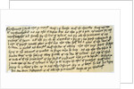 Portion of a letter from Henry V by Henry V