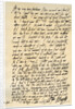 Letter from William Cecil to Sir Christopher Hatton by Sir William Cecil