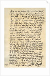 Letter from William Cecil to Sir Christopher Hatton by Sir William Cecil