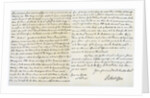 Letter from Robert Clive to Thomas Pelham-Holles by Robert Clive