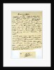 Letter from Napoleon Bonaparte to his brother Joseph by Napoleon Bonaparte I