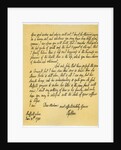 Letter from Edward Gibson to his aunt, Hester Gibson by Edward Gibson